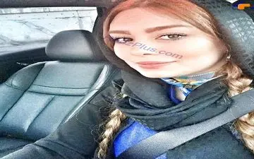 سلفی متفاوت سحر قریشی پشت فرمان ماشین