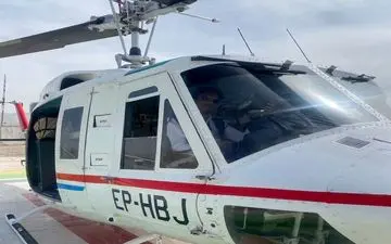 نجات جان یک بیمار توسط اورژانس هوایی بستک هرمزگان 