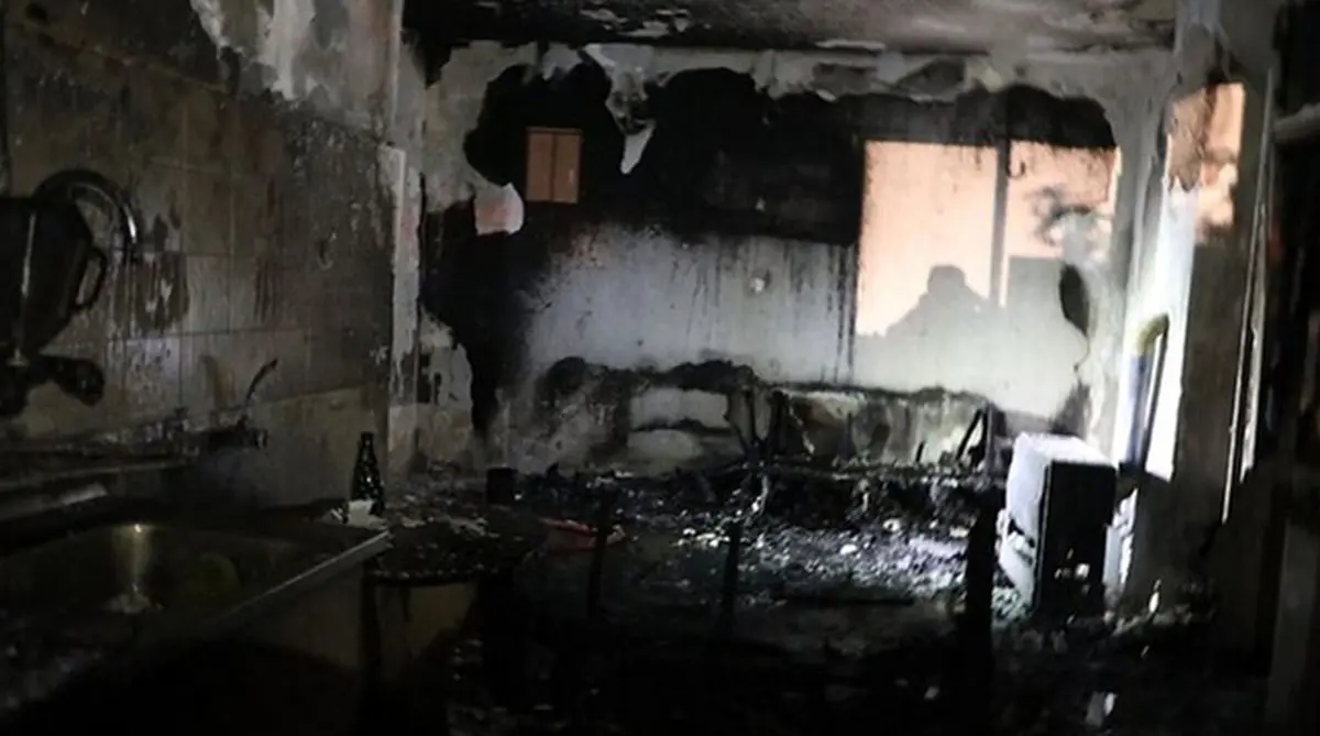  آتش سوزی دردناک در نوشهر+جزئیات