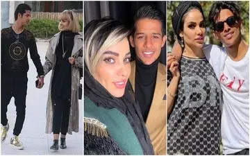 همسر مهدی قایدی با لباسی متفاوت در دبی