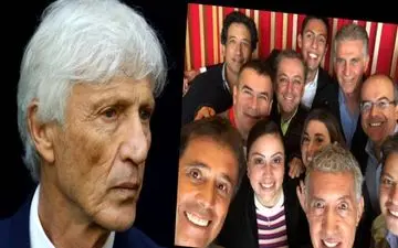 سلفی پر حاشیه کی روش در کنار خبرنگاران کلمبیایی