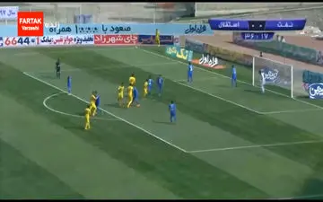 گل اول نفت به استقلال تهران(محسن بنگر) + فیلم