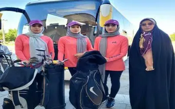 اعزام دختران گلفباز کرمانشاهی به اردوی تیم ملی 
