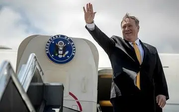 پامپئو وارد لندن شد