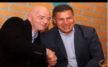 پست اینستاگرامی علی دایی با رئیس FIFA، جیانی اینفانتینو+عکس