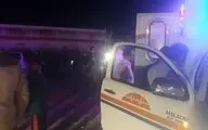 تصادف زنجیره ای ۵ خودرو در آزادراه پردیس-تهران