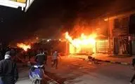 آتش زدن کنسولگری ایران در نجف اشرف 