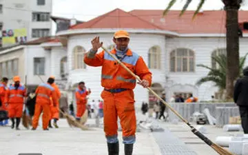 زحمت اغتشاش گران به گردن پاکبانان شهرداری + فیلم