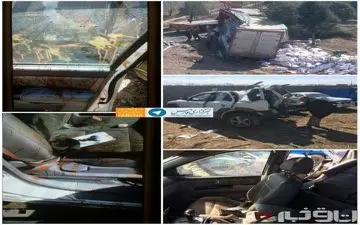 تصاویر تصادف مرحوم «افشین یداللهی»
