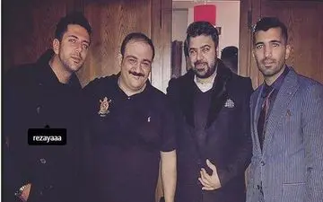 عکس یادگاری محسن مسلمان به همراه مهران غفوریان (عکس)