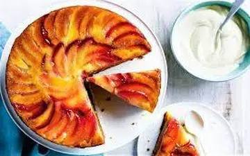 این کیک جدید رو درست کن| کیک برگردان شلیل 