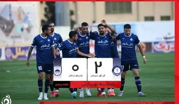 خلاصه بازی گل گهر 2 - چادرملو 0 + ویدئو