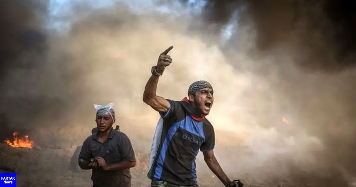 شهادت یک فلسطینی و زخمی شدن دهها نفر در تظاهرات بازگشت