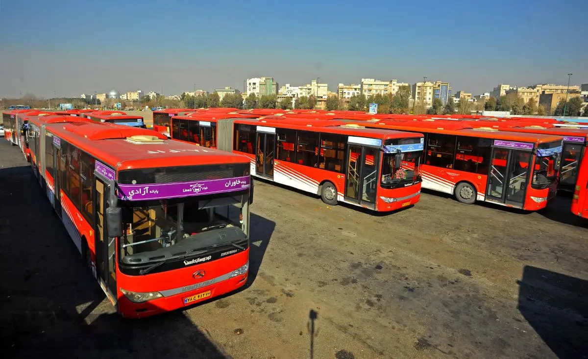 اضافه شدن ۲۰ دستگاه اتوبوس نو به خطوط جنوب تهران 