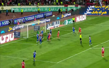 گل دوم پرسپولیس به استقلال توسط عالیشاه + ویدئو