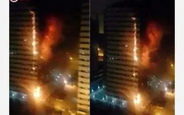 جزئیات آتش سوزی شبانه برج چیتگر+عکس


