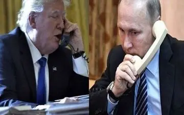 رایزنی پوتین و ترامپ در مورد اوضاع فلسطین و منطقه