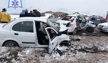 تصادف مرگبار در جاده سبزوار - مشهد؛ ۳ کشته و ۴ زخمی!
