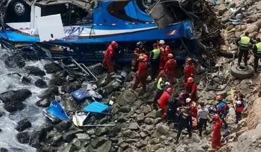 تصادف اتوبوس در بولیوی 25 کشته برجا گذاشت