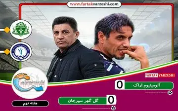 
آلومینیوم صفر - گل‌گهر صفر/ فرصت سوزی شاگردان قلعه‌نویی در اراک
