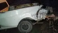 برخورد وانت با قطار ریل باس در جاده شوش ۲ مصدوم داشت