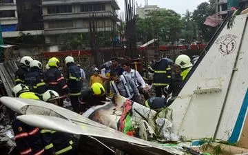  عکس سقوط هواپیما در منطقه سارودی +عکس 