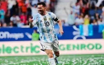 مسی آقای هت تریک آرژانتین شد +عکس