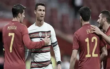  اسپانیا 1-1 پرتغال: تساوی در گام اول / پیروزی نروژ با گلزنی هالند