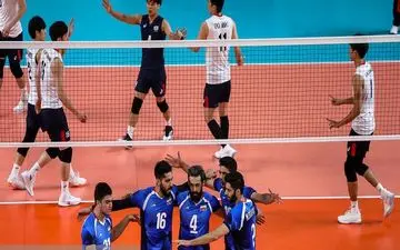 مصاف والیبال ایران با آمریکا در تورنمت تدارکاتی اسلوونی