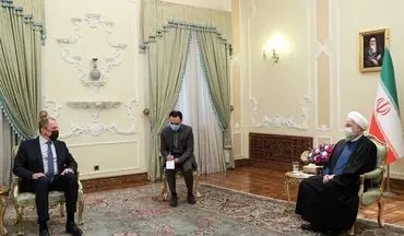 روحانی در دیدار با لاوروف: تنها راه آمریکا برای بازگشت به برجام، لغو تحریم ها است