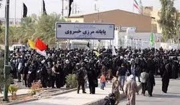 ‍ تردد ۵۵ هزار زائر از مرز خسروی 
