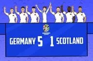 پیروزی پرگل آلمان مقابل اسکاتلند به روایت انیمیشن