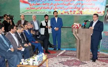 مراسم کلنگ زنی ۵ پروژه در سنقر وکلیایی