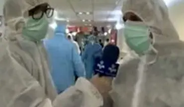 شوخی مهران رجبی با بیماران کرونایی در بیمارستان با ظاهری متفاوت