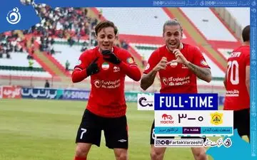 ویدئو | خلاصه بازی صنعت نفت 0 - تراکتور 3