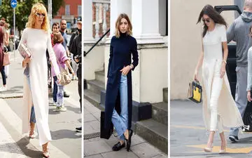 بازگشت استایل جنجالی دهه ۲۰۰۰؛ پیراهن کوتاه روی شلوار دوباره مد شد!