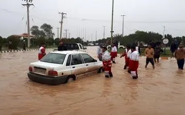 فوت دو نفر در پی وقوع سیل در لامرد و داراب 