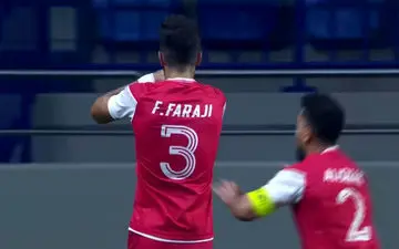 گل اول پرسپولیس به الغرافه + ویدئو