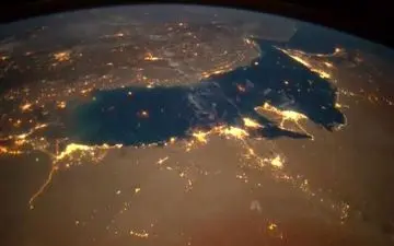 تصاویری از خلیج فارس و ناهید از ایستگاه فضایی بین‌المللی + فیلم