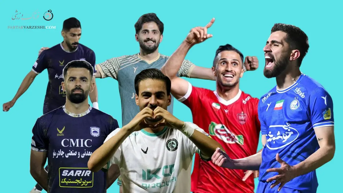 جنگ ستارهها در صدر جدول گلزنان لیگ برتر