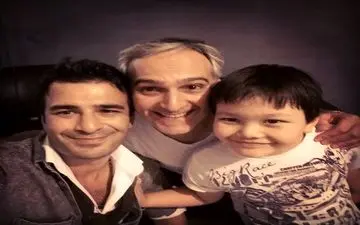 یوسف تیموری و پسرش و بیژن بنفشه خواه/عکس 