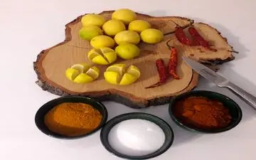 ترشی لیمو ترش |  ترشی های خوشمزه کشور هند!!!