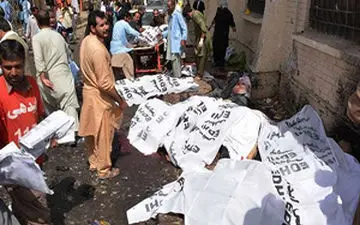 انفجار تروریستی در پاکستان + فیلم