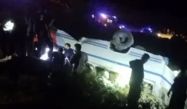 تصادف مرگبار در گردنه چری: 5 کشته و 13 زخمی