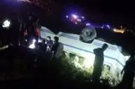 تصادف مرگبار در گردنه چری: 5 کشته و 13 زخمی