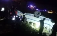 تصادف مرگبار در گردنه چری: 5 کشته و 13 زخمی