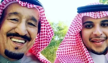  سلفی پادشاه عربستان با برادرزاده اش