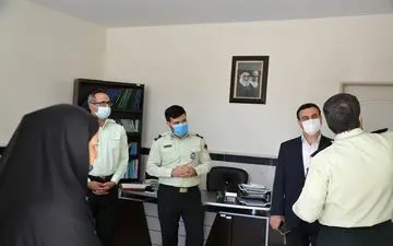 گزارش تصویری/حضور مدیرکل امور اجتماعی استانداری کرمانشاه در معاونت اجتماعی پلیس
