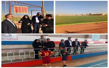 بازدید سارا فلاحی ازامکانات ورزشی مهران