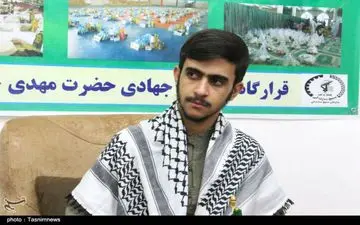 پیام تبریک جوانترین فرمانده جهادی کشوربه مناسبت گرامیداشت  هفته دفاع مقدس